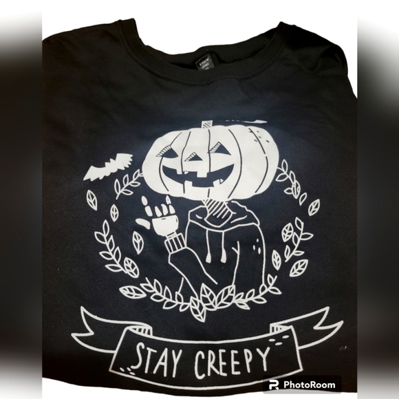 Stay‎ Creepy Sweatshirt - Picture 2 of 2